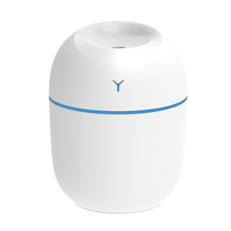 USB Mini Desktop Colorful Night Light Car Humidifier, Spec:, 250ml (Y-White), 250ml (Y-Pink), 250ml (Y-Blue), 220ml (Y2-White), 220ml (Y2-Pink), 220ml (Y2-Blue) – Durable Build, Easy to Use 220ml (Y2-White)