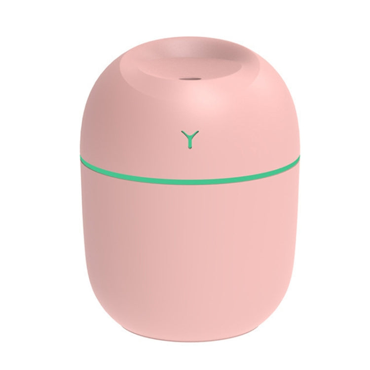 USB Mini Desktop Colorful Night Light Car Humidifier, Spec:, 250ml (Y-White), 250ml (Y-Pink), 250ml (Y-Blue), 220ml (Y2-White), 220ml (Y2-Pink), 220ml (Y2-Blue) – Durable Build, Easy to Use 220ml (Y2-Pink)