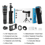 Apexel APL-36XJJ020 36X HD Telescope Universal Telephoto Phone Lens + Clip + Tripod Set, APL-36XJJ020