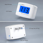 DM55-1 AC 110V- 220V LCD Digital Voltmeter Voltage Tester Detector Meter, DM55-1 US Plug, DM55-1 EU Plug
