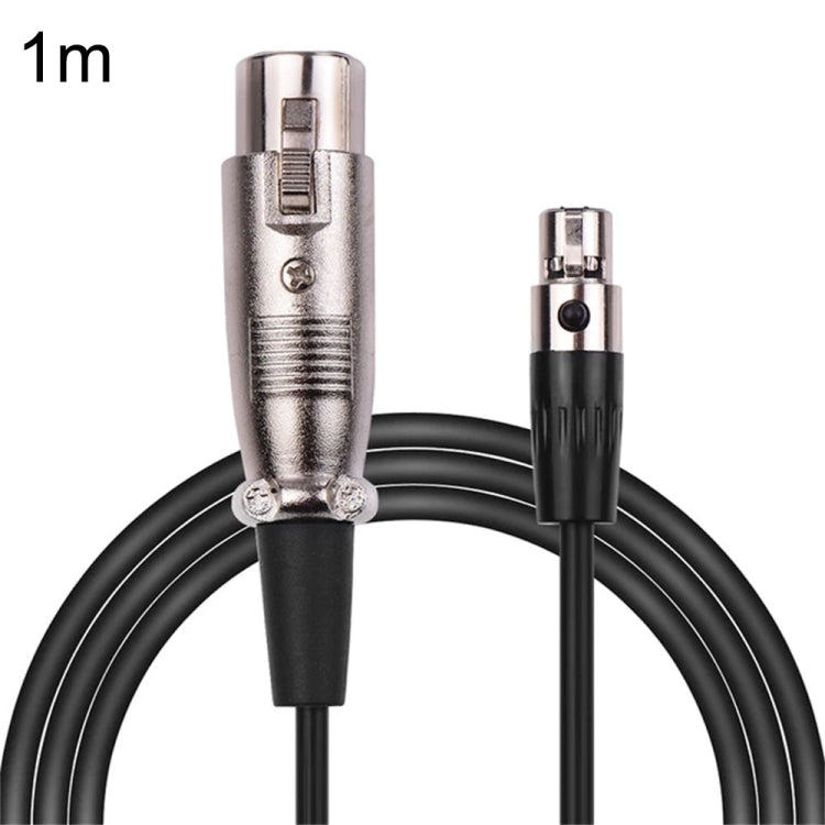 Xlrmini Caron Female To Mini Female Balancing Cable For 48V Sound Card Microphone Audio Cable, Length:, 0.5m, 1m, 1.5m, 2m, 3m, 5m, 10m 1m