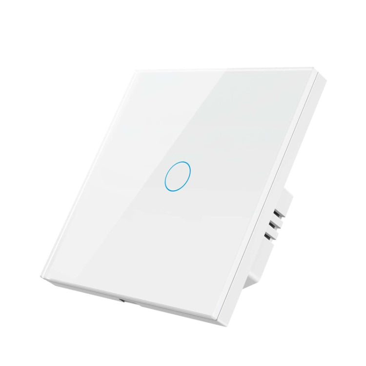 Tuya ZigBee Zero Firewire Touch Wall Remote Control Switch Light Control Voice Switch EU Plug, Style:, 1 Gang (White), 2 Gang (White), 3 Gang (White), 1 Gang (Black), 2 Gang (Black), 3 Gang (Black) 1 Gang (White)