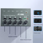 With Single Channel Stereo Switching Mini Signal Hybrid Small Audio, 4 Way mixer, 8 Way Mixer