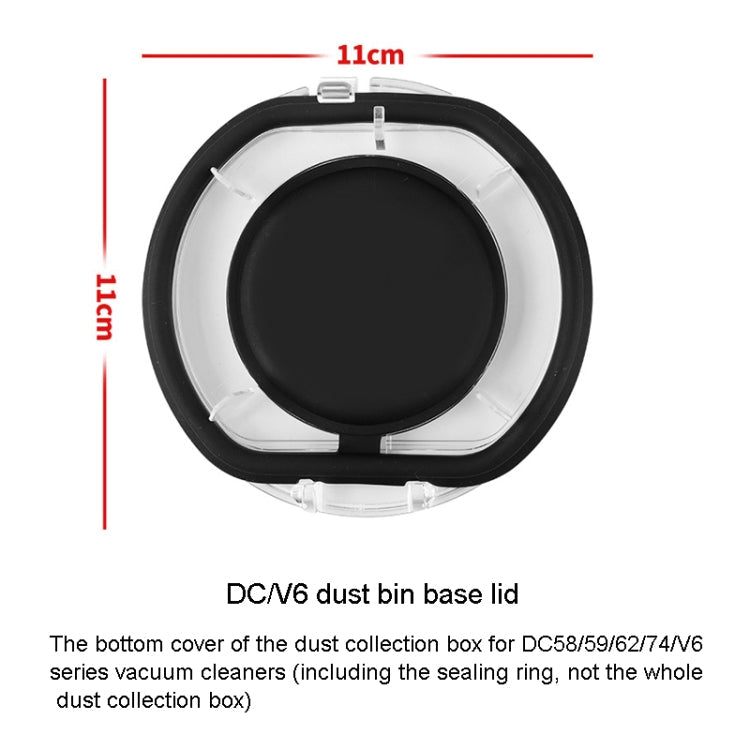 For Dyson V10 Slim / V12 Slim / V12 Dust Bin Sealing Ring Vacuum Cleaner Replacement Accessories, For Dyson V6 Dust Bin Base Lid, For Dyson V7 V8 Dust Bin Base Lid, For Dyson V10 V11 Dust Bin Base Lid, For Dyson V10 Dust Bin Sealing Ring              ...