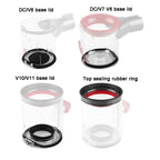 For Dyson V10 Slim / V12 Slim / V12 Dust Bin Sealing Ring Vacuum Cleaner Replacement Accessories, For Dyson V6 Dust Bin Base Lid, For Dyson V7 V8 Dust Bin Base Lid, For Dyson V10 V11 Dust Bin Base Lid, For Dyson V10 Dust Bin Sealing Ring              ...