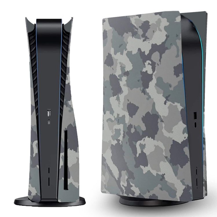 For PS5 CD-ROM Version Game Console Camouflage Shell Protective Cover, Camouflage Camouflage