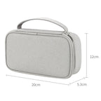 SM03DZ Waterproof Wear-resistant Digital Accessories Storage Bag, 20x5.3x12cm(Navy Blue), 20x5.3x12cm(Gray), 20x5.3x12cm(Pink), 20x5.3x12cm(Black), 20x5.3x12cm(Dark Gray)