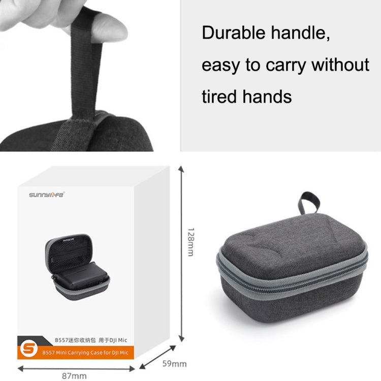 Sunnylife B557 Wireless Microphone Portable Protective Box Storage Bag – Durable Build, Easy to Use, For DJI MIC