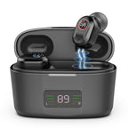 Z-127D In-ear Sound Amplifier Digital Display Hearing Aid Earphone, black, White, Complexion, Red and Blue black