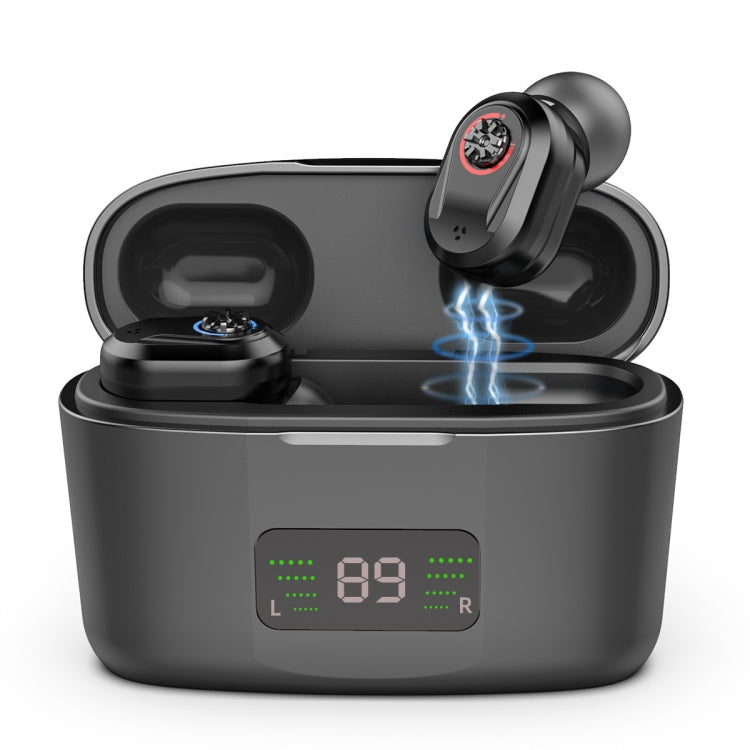 Z-127D In-ear Sound Amplifier Digital Display Hearing Aid Earphone, black, White, Complexion, Red and Blue black