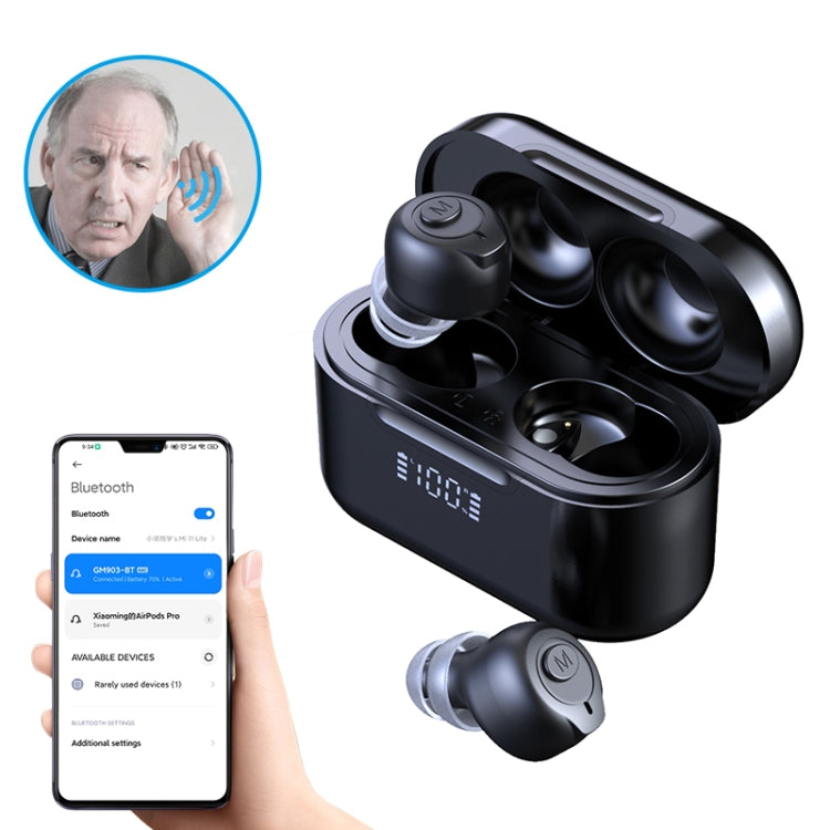 GM-903 Bluetooth Dual Host Digital Hearing Aids LCD Display Elderly Sound Amplifier Default Title