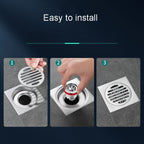 Bathroom Floor Drainage Deodorizer Seal Cover Inner Core Toilet Universal Anti-bug Tube, PVC