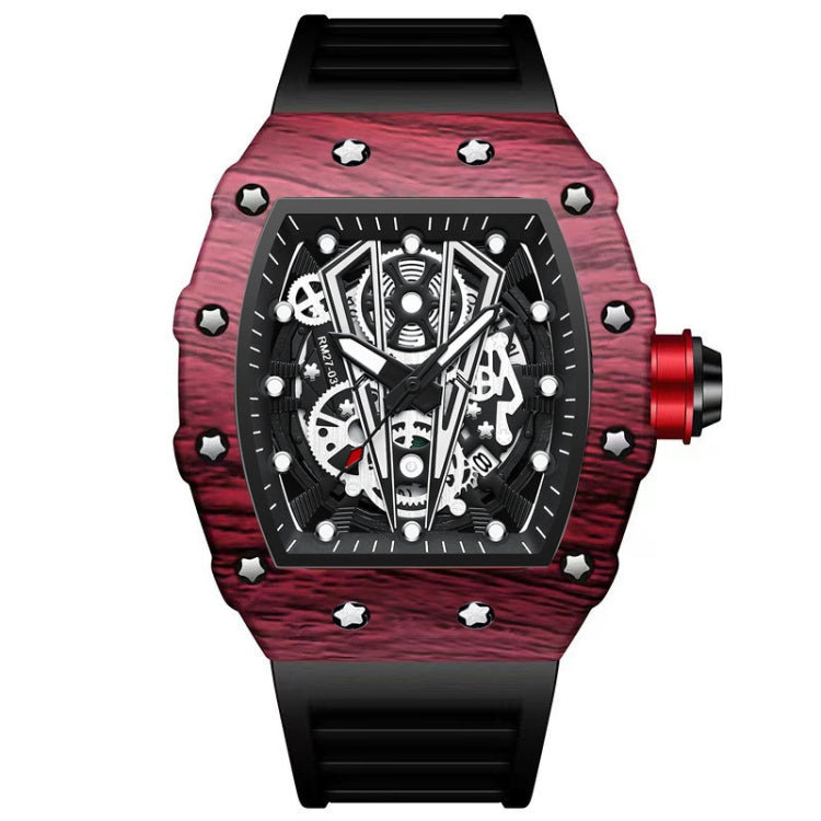 BINBOND B6577 Barrel Shape 30m Waterproof Sports Quartz Watch