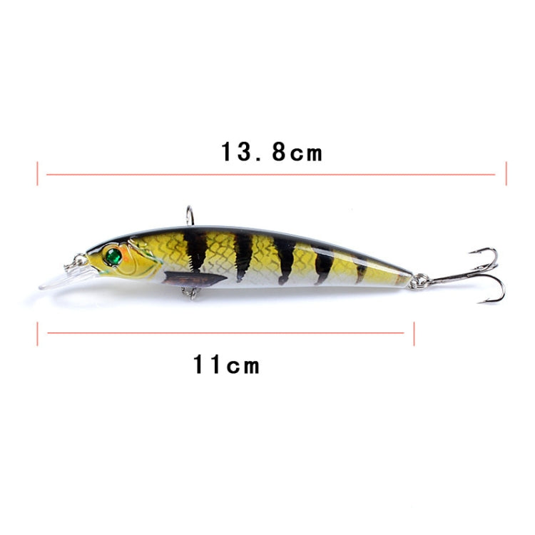 LB106 11cm/11.5g Lure Painted Bionic Fishing Bait Plastic Hard Bait, 1, 2, 3, 4, 5, 6, 7, 9, 10, 11, 12, 13, 14, 15, 16, 17, 18