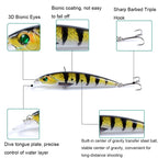 LB106 11cm/11.5g Lure Painted Bionic Fishing Bait Plastic Hard Bait, 1, 2, 3, 4, 5, 6, 7, 9, 10, 11, 12, 13, 14, 15, 16, 17, 18