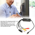 USB-C/Type-C Video Card USB 3.1 Port 1 Channel Converter for Mobile Phone Computer AV Monitor, USB-C/Type-C