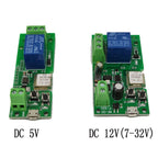 2pcs Sonoff Single Channel WiFi Wireless Remote Timing Smart Switch Relay Module Works, 5V