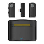 J20 One-two Wireless Lavalier Microphone Audio Video Recording ,Spec:, 8 Pin Interface 8 Pin Interface