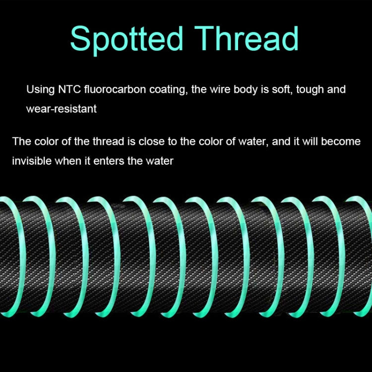 2pcs Outdoor Fishing Anti-tangle Spotted Invisible Line Set with Scale, 3.6m, 4.5m, 5.4m, 7.2m – Wear-resistant