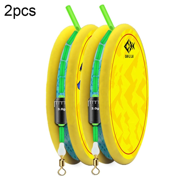 2pcs Outdoor Fishing Anti-tangle Spotted Invisible Line Set with Scale, 3.6m, 4.5m, 5.4m, 7.2m – Wear-resistant