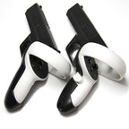 For Meta Quest 2 VR Controller 1pair Sturdy Shooting Handle Holder, Black Black