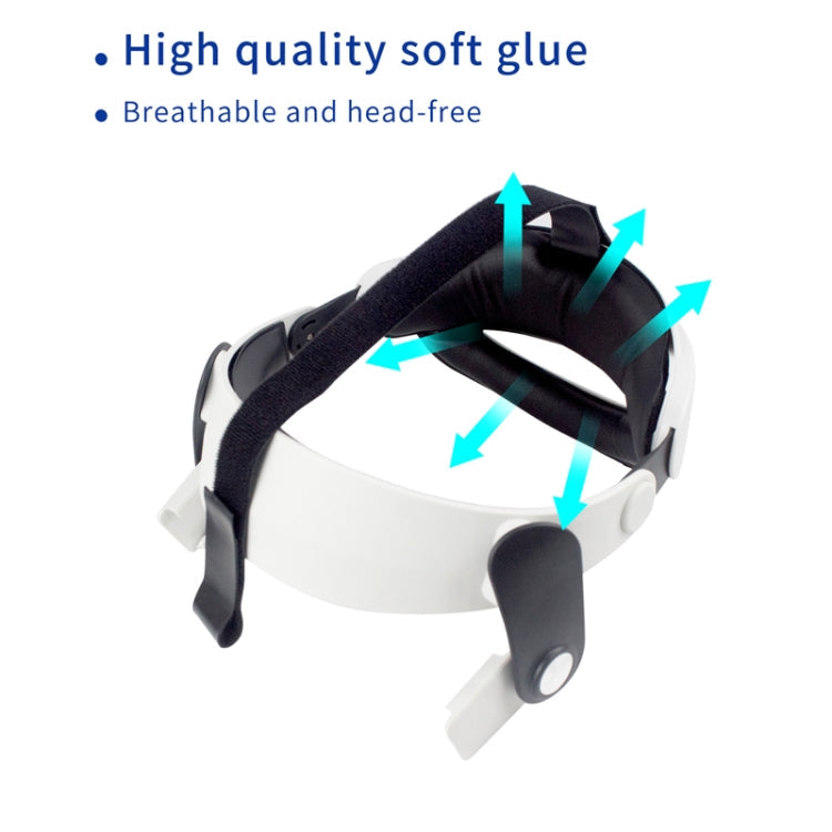 For Meta Quest 2 VR Glasses Adjustable Improve Comfort Elite Head Strap, Adjustable Strap – Durable Build, Easy to Use