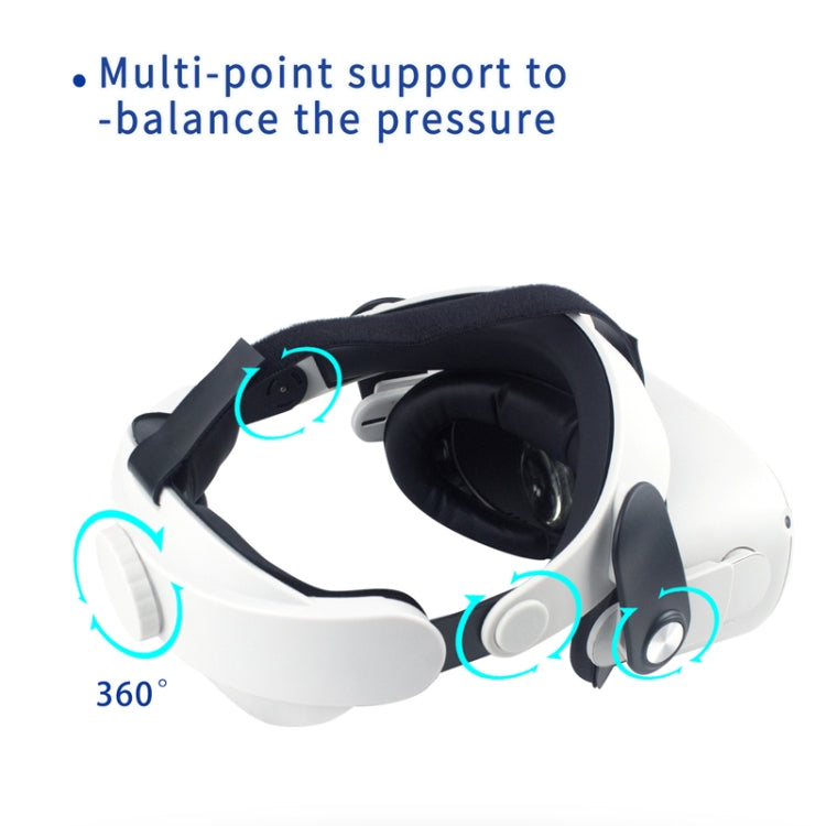For Meta Quest 2 VR Glasses Adjustable Improve Comfort Elite Head Strap, Adjustable Strap – Durable Build, Easy to Use