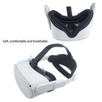 For Meta Quest 2 VR Headset Anti-sweat Eye Mask VR Facial Interface Bracket Cover, Anti-sweat Eye Mask (Black)