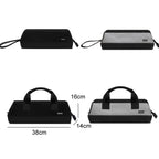 Baona BN-DS005 for Dyson Hair Dryer Curling Iron Accessories Organizer Bag, Black, Grey, Black Handle, Gray Handle