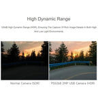 Waveshare PS5268 2MP USB Camera Module 120dB High Dynamic Range, USB2.0 Port, Rolling Shutter, PS5268