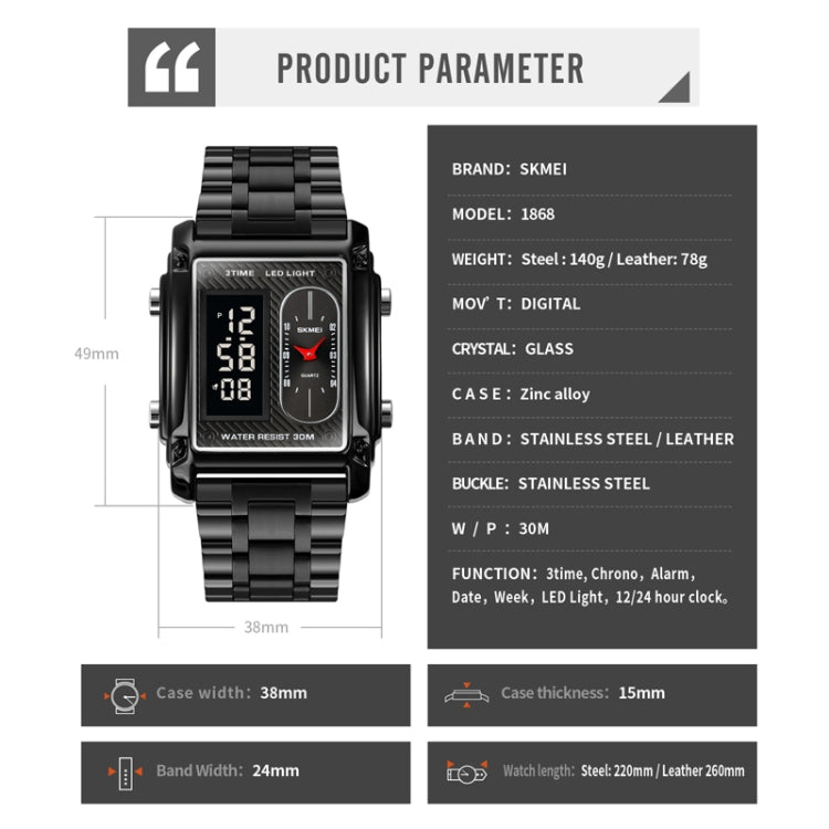 Watch – Leather (Gold)