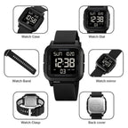 Watch – 1894 Square Sports Waterproof Student Simple Multifunctional Luminous...