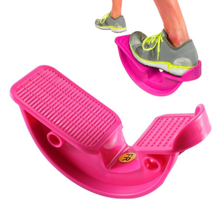 Fitness Inclined Stretching Board Trainer Calf Relaxation Standing Stretching Pedal, Rose Red, Blue, Yellow, Black, Pink with Foot Belt, Blue with Foot Belt, Purple with Foot Belt Rose Red