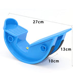 Fitness Inclined Stretching Board Trainer Calf Relaxation Standing Stretching Pedal, Rose Red, Blue, Yellow, Black, Pink with Foot Belt, Blue with Foot Belt, Purple with Foot Belt