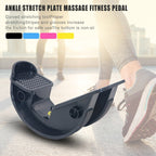Fitness Inclined Stretching Board Trainer Calf Relaxation Standing Stretching Pedal, Rose Red, Blue, Yellow, Black, Pink with Foot Belt, Blue with Foot Belt, Purple with Foot Belt