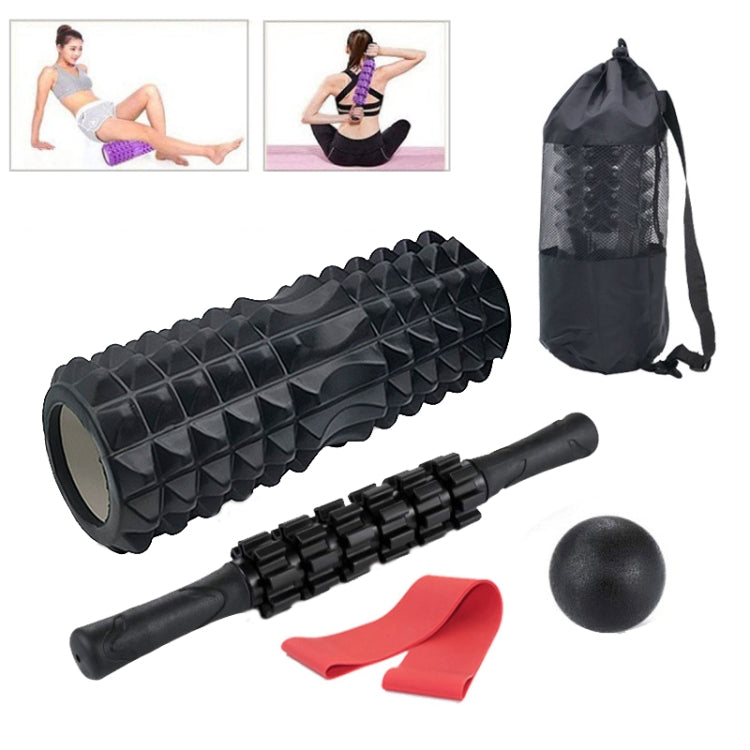 Crescent Hollow Foam Roller Yoga Column Set Fitness Muscle Relaxation Massager Set, 3pcs/set, 4pcs/set – Wear-resistant