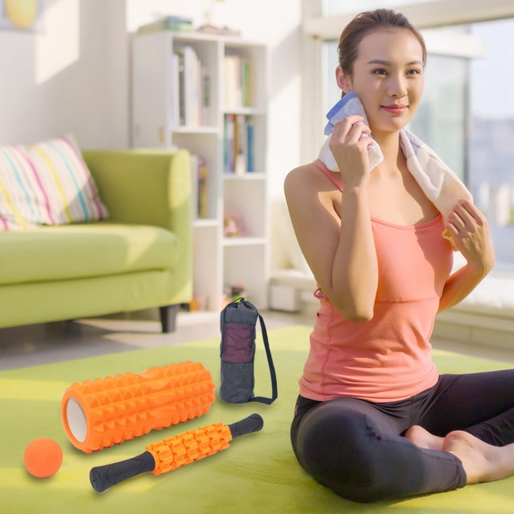 Crescent Hollow Foam Roller Yoga Column Set Fitness Muscle Relaxation Massager Set, 3pcs/set, 4pcs/set – Wear-resistant