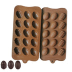Easter Mini Colorful Egg Silicone Chocolate Mold, 15 Eggs 15 Eggs