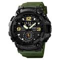 SKMEI 1637 Sports Digital Display Outdoor Shockproof Plastic Large Dial Men Watch, Army Green, Blue Camouflage, Army Green Camouflage, Gray Black Army Green