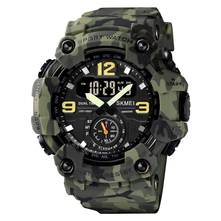 Watch – Shockproof (Black) Army Green Camouflage