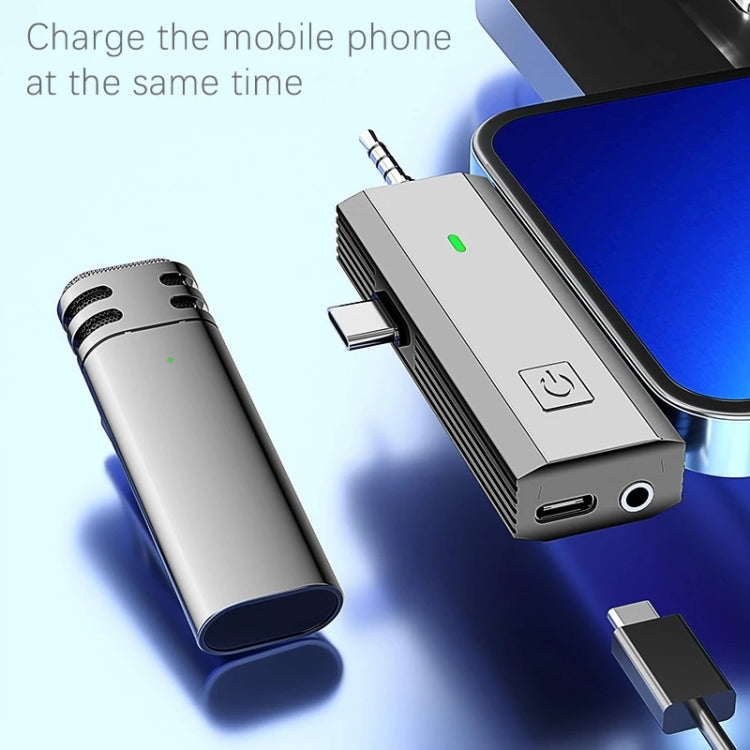 S17 Wireless 3 In 1 Lavalier MIC For Phone SLR Camera Loudspeaker ,Spec:, One Drag 1, 1 Drag Two