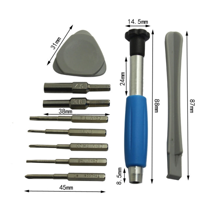 For Nintendo Switch PSP/GBA/DS/3DS 10 In 1 Repair Tool Kit Screwdriver Set, 10 In 1 – Durable Build, Easy to Use