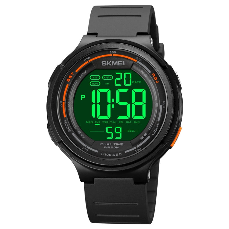SKMEI 1841 Outdoor Sports Students Waterproof Luminous Countdown Watch, 1841 Black, 1841 Light Grey 1841 Black Black