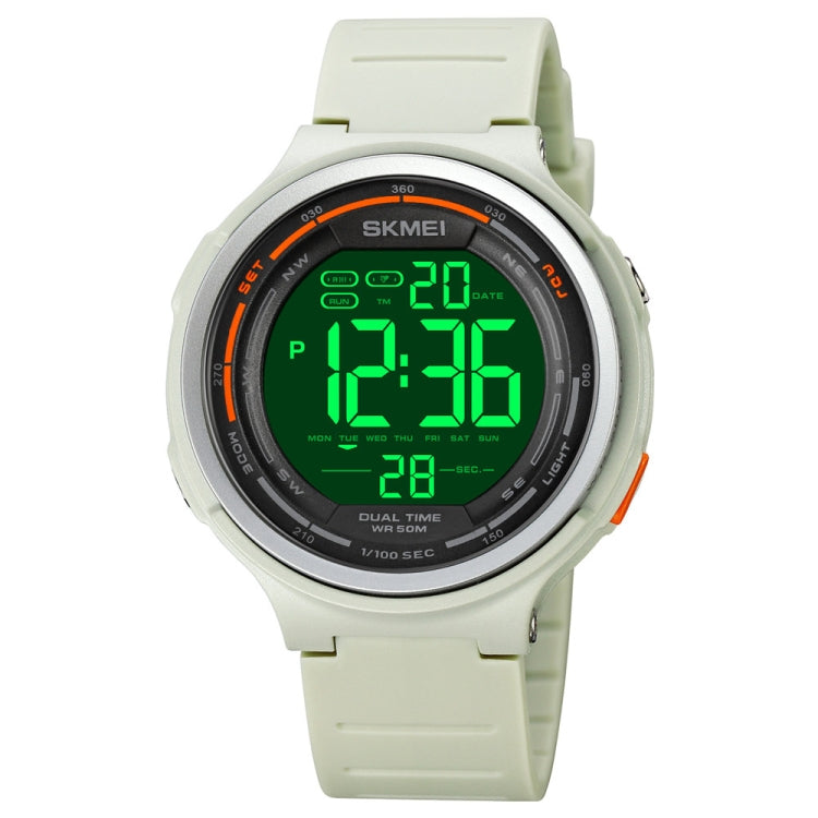 SKMEI 1841 Outdoor Sports Students Waterproof Luminous Countdown Watch, 1841 Black, 1841 Light Grey 1841 Light Grey Light Grey