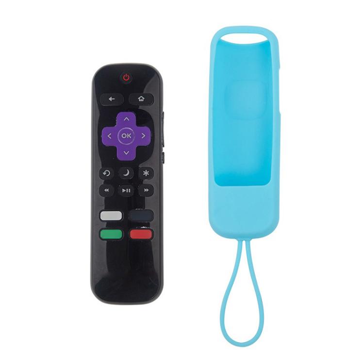 For TCL Roku 3600R/3900/Voice RCAL7R 2pcs Remote Control Silicone Case – Drop Protection, Non-slip Blue