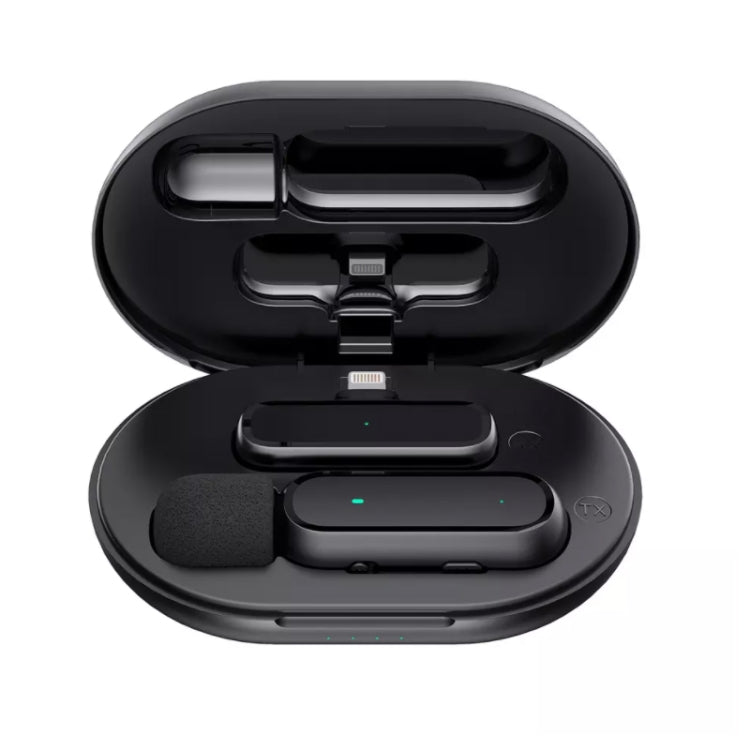 Wireless Lavalier Microphone With Charging Box Noise Reduction Video Record Mic,Spec:, K63 One To Two Type-C Interface, K63 One To Two 8 Pin Interface, K61 One To One Type-C Interface, K61 One To One 8 Pin Interface – Durable Build, Easy to Use K61 One To One 8 Pin Interface