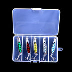 HENGJIA SP0715B Laser Sequins Oblique Cut Sequin Baits, SP0715B (5 Colors Boxed) SP0715B (5 Colors Boxed)