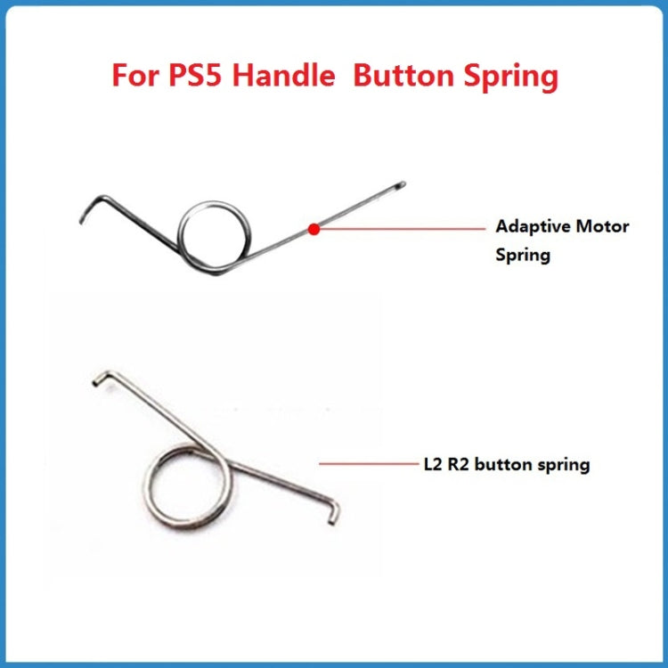 For PS5 Controller 50pcs Replacement Buttons Metal Springs ,Spec:, L2 R2 Springs, Motor Springs – Durable Build, Easy to Use