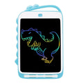 10 inch Cartoon Dinosaur LCD Writing Board Colorful Children Painting Board, 10 inch (Light Blue) 10 inch (Light Blue) Light Blue