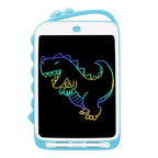 10 inch Cartoon Dinosaur LCD Writing Board Colorful Children Painting Board, 10 inch (Light Blue) 10 inch (Light Blue) Light Blue